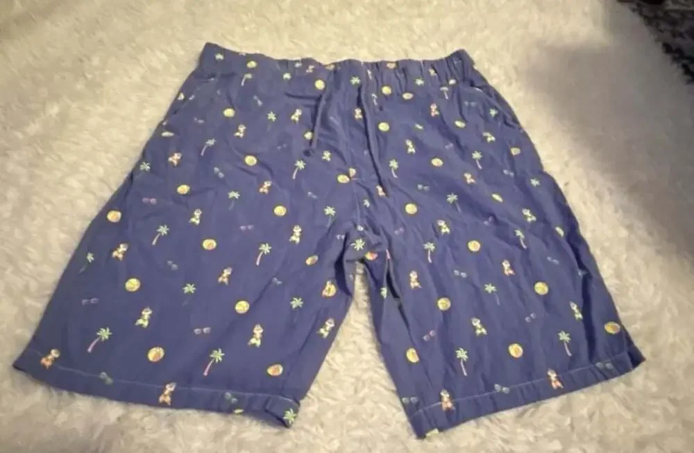 Disney Parks Chip 'n Dale Tropical Summer Sleep Shorts XL - Picture 1 of 4